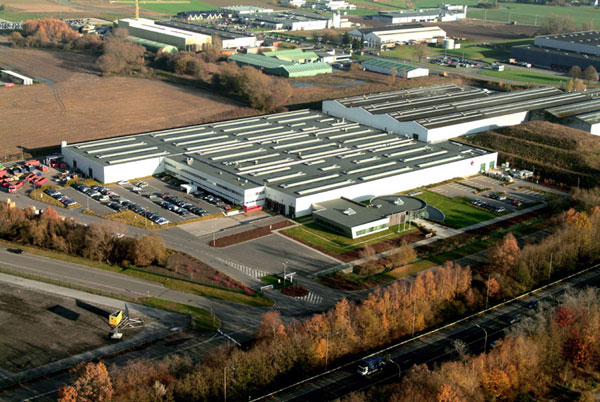 Завод ACV в Сенефе (Бельгия) с высоты птичьего полёта
